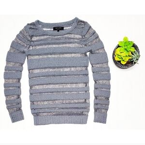 🎉Rag & Bone Knit Mesh Metallic Pullover Sweater🎉